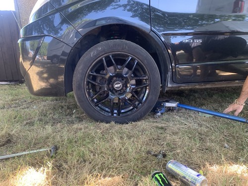 Tyres and wheels - and,