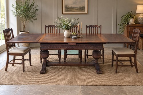 Antique oak draw leaf - antique,