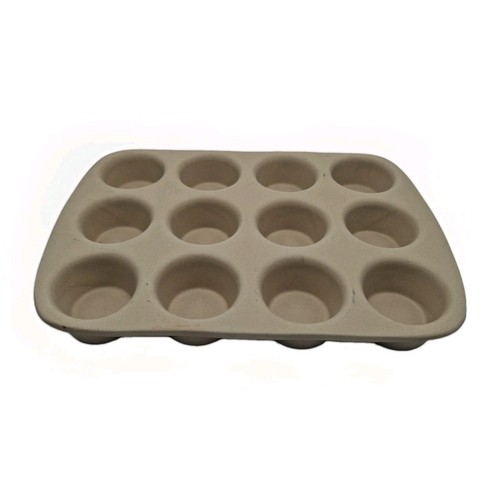Pampered chef stoneware muffin - chef,