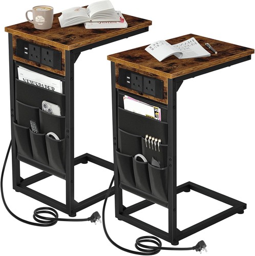 Shaped side table set - c-shaped, 2
