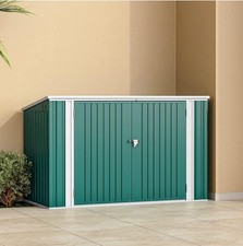Garden Lockable Storage Bike Tool Sheds Outdoor Garbage Bin Storage Shed Gas Lid