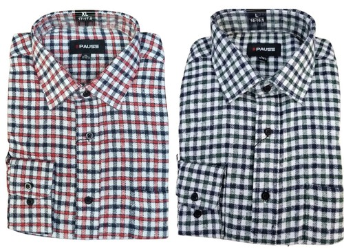 Men long sleeve flannel - sleeve,