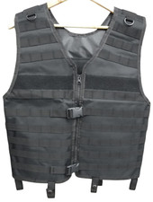 Molle vest tactical black - molle,
