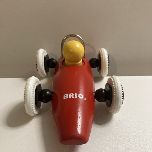 Vintage brio wooden racing car - wooden,