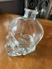 Glass Skull Bottle