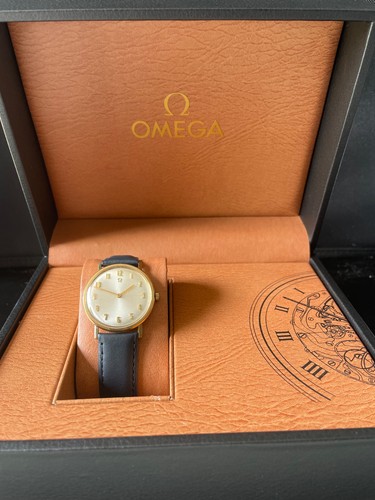 9ct gold omega gents - 9ct,