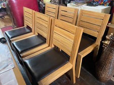 Genuine Leather Dining Chairs