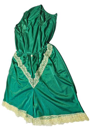 Green yellow nylon - &, tricot