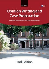 Opinion Writing and Case Preparation (Bar Manuals) by Law School, The City Book