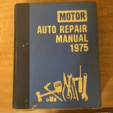 Motor Auto Repair Manual 1975