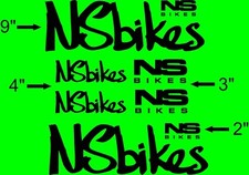 Custom NS Bike Frame Decal