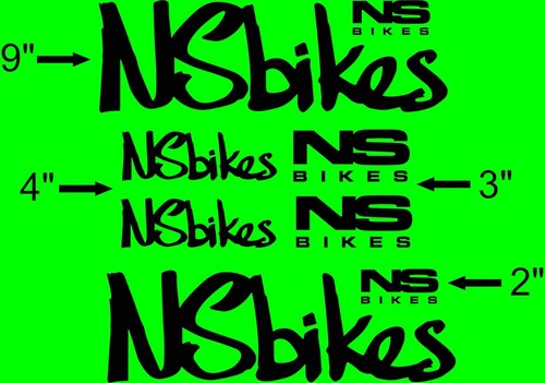 Custom bike frame decal - ns,