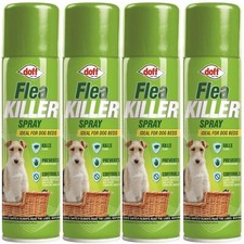 4X 200ml Household Flea  Spray