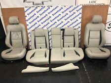 SAAB 9-5 95 Cream & Black Leather Aero Seats Front & Rear 06-2009 5 Door Estate