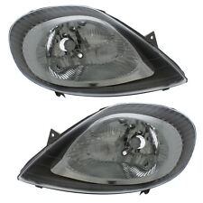 Vauxhall Vivaro Van 2001-2006 Headlights Headlamps Chrome 1 Pair Left & Right