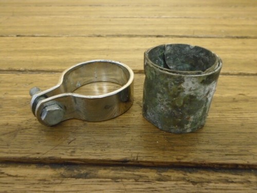 Gl1000 goldwing exhaust clamp - goldwing,