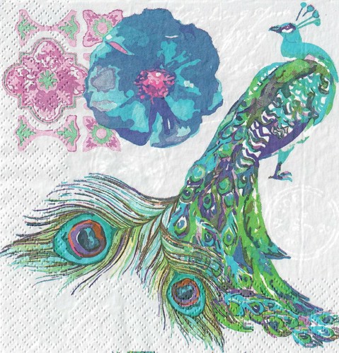 Single paper napkins - x, bird
