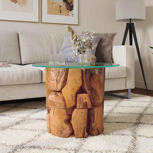 Coffee table solid teak - coffee,
