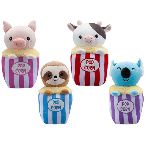 Popcorn cow koala pig - cow,