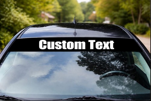 Personalised car sun strip - personalised,