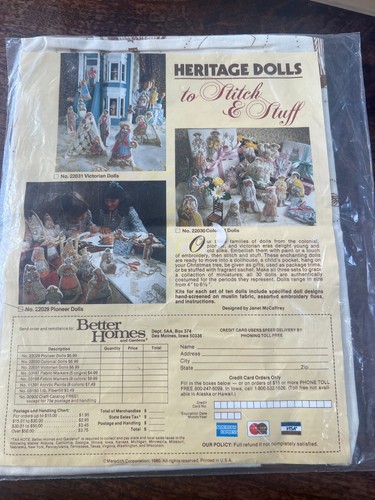 1980 heritage dolls - bh&g,