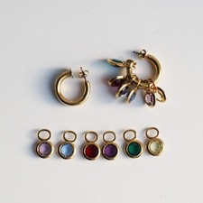 Ciro Gold Tone Hoop Earrings