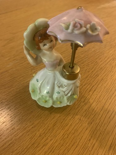 Vintage porcelain lady with - vintage,