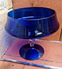 Large Bristol Blue  & Clear