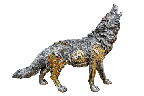 Textured steampunk style resin - textured,