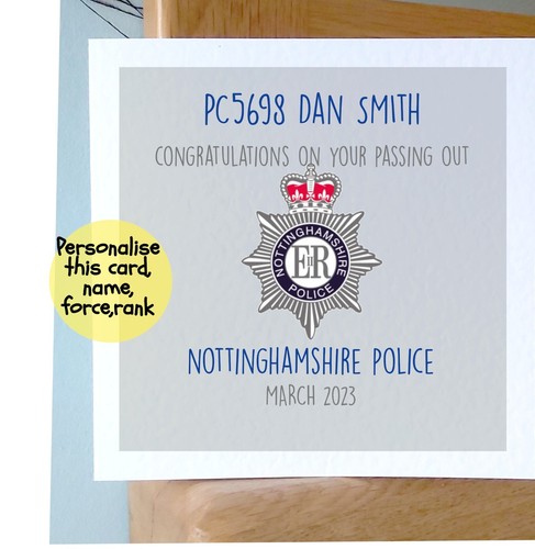 Personalised policeman police - policeman,