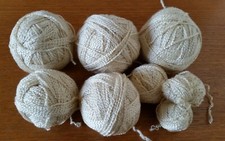 Job Lot Beige Textured Yarn