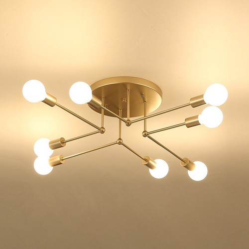 Ceiling light gold black frame - ceiling,