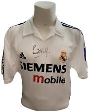Signed Retro Steve Mcmanaman Real Madrid Home Shirt Liverpool England Man City