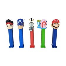 PEZ Dispenser Bundle inc Marvel, Super Mario, Spongebob Squarepants & More