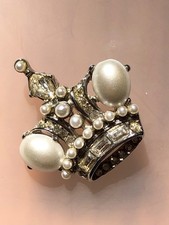 Crown brooch Vintage mid 1990s