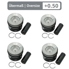 4x Pistons +0.50 for Citroen