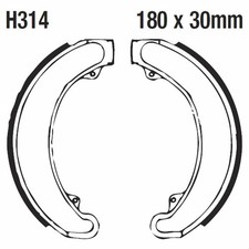 BRAKE SHOES WITH SPRING EBC