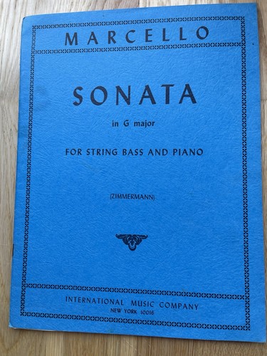 Marcello sonata major - g, for