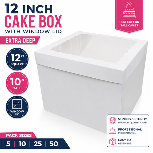 Inch tall cake box - inch,