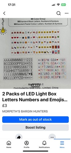 Two packs led light box - two,