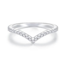 D Color Round Moissanite Half