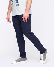Mens Duck & Cover Moretor Stretch Slim Fit Chino Trousers - Navy Blue