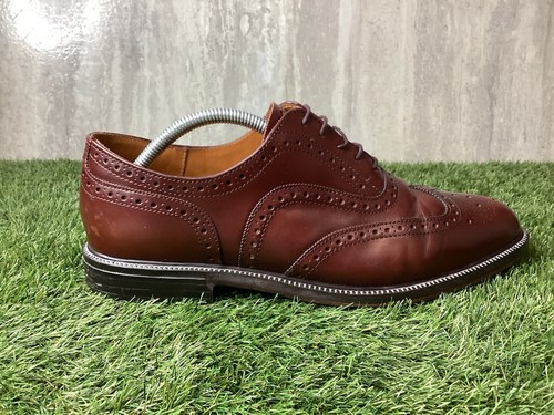 Brown leather brogues size - brown,