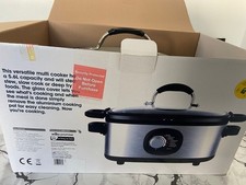 Wilko Black Multi-Cooker with