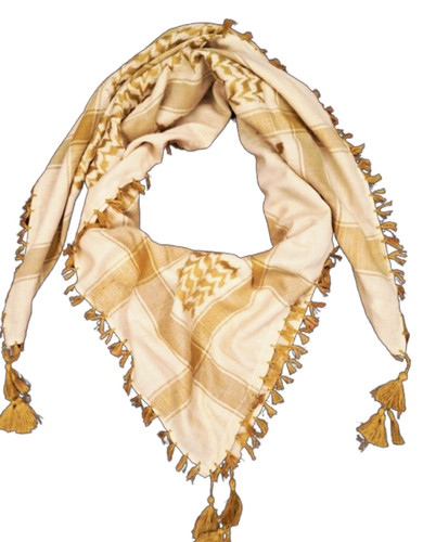 Cotton palestinian shemagh - cotton,