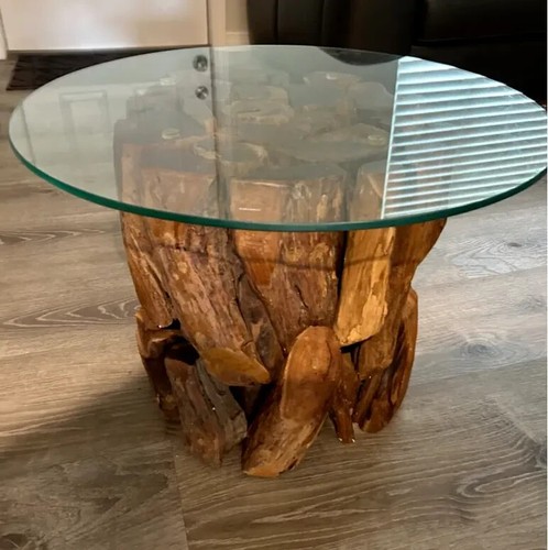 Teak root coffee table rustic - teak,