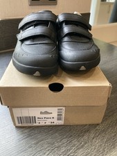 BNIB Clarks Boys REX PACE K Black Leather School Shoes