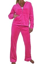 Womens 2 Piece Velour