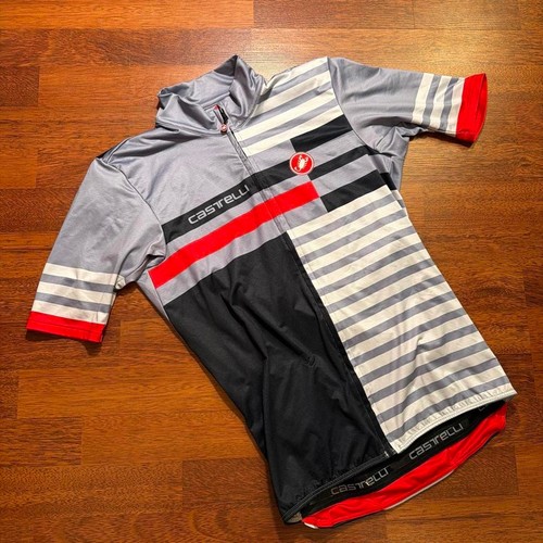 Castelli gray black and red
