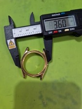 36mm Original Tudor Rolex Oyster Case Taken From A 36mm Prince Date. Gold Plated